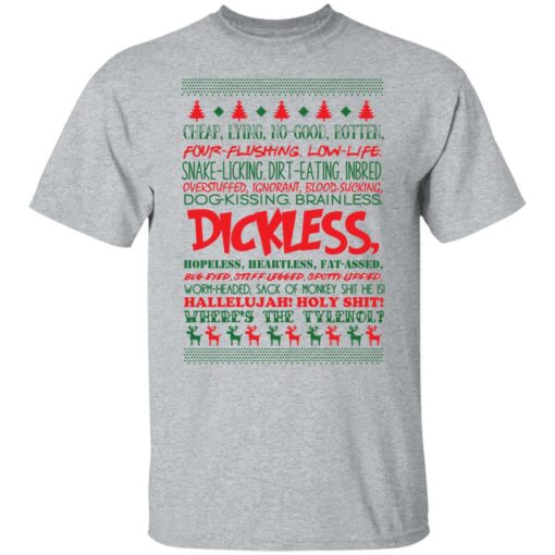 Cheap lying no good rotten four flushing low life Christmas sweater $19.95 redirect12092021231239 18
