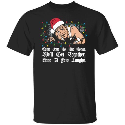 John Mcclane come out to the coast we'll get together Christmas sweater $19.95