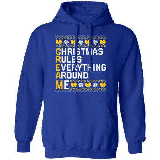 Christmas rules everything around me Christmas sweater $19.95