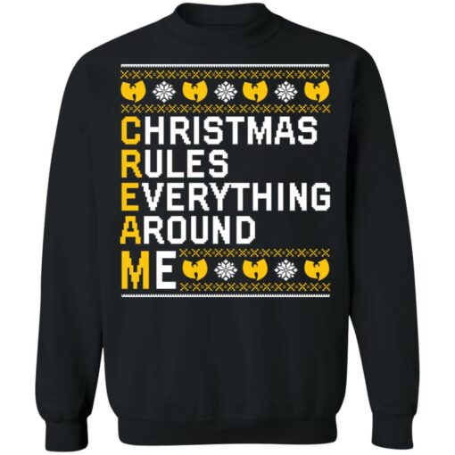 Christmas rules everything around me Christmas sweater $19.95