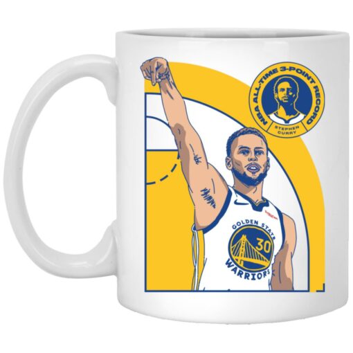 Curry All Time 3PT Record Mug $15.95