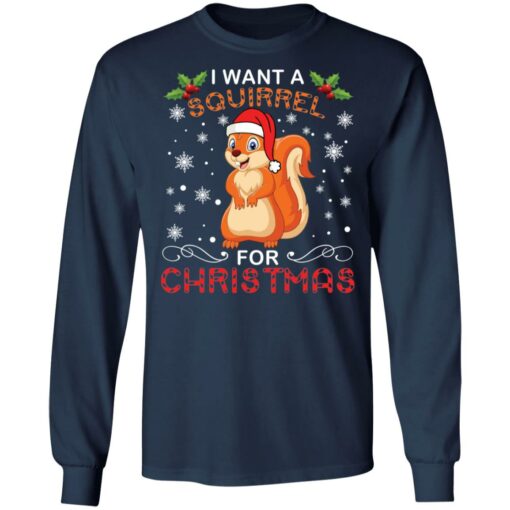 I want a Squirrel for Christmas sweater $19.95 redirect12162021071208 2