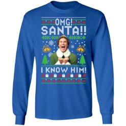 Elf Buddy omg santa i know him Christmas sweater $19.95 redirect12172021051238 1