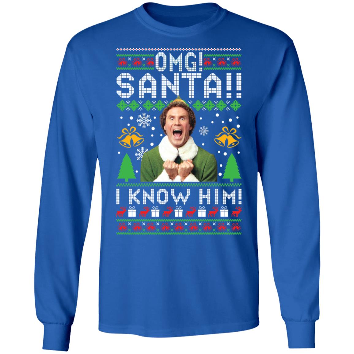 Santa i know him christmas sweater on sale