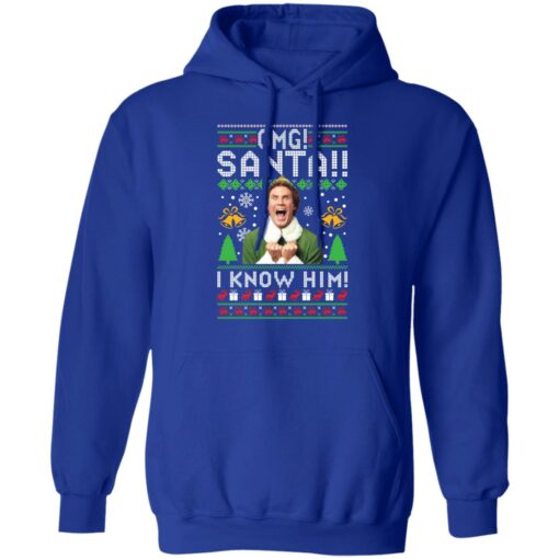 Elf Buddy omg santa i know him Christmas sweater $19.95 redirect12172021051238 5