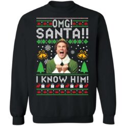 Elf Buddy omg santa i know him Christmas sweater $19.95 redirect12172021051238 6