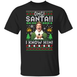 Elf Buddy omg santa i know him Christmas sweater $19.95