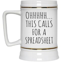 Ohhhhh this calls for a spreadsheet mug $16.95