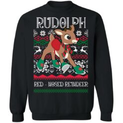 Rudolph the red nosed reindeer Christmas sweater $19.95 redirect12222021061201 1