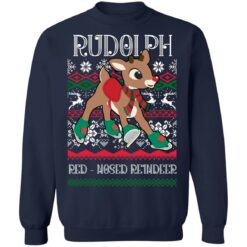 Rudolph the red nosed reindeer Christmas sweater $19.95 redirect12222021061201 2