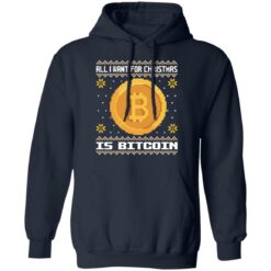 All i want for christmas is bitcoin Christmas sweater $19.95