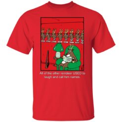 Reindeer Used To Laugh And Call Him Names shirt $19.95