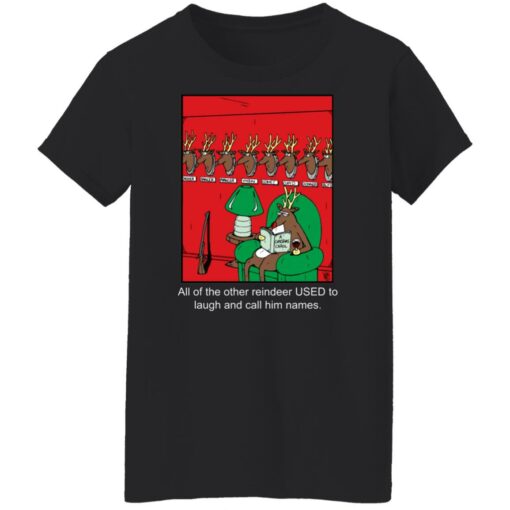Reindeer Used To Laugh And Call Him Names shirt $19.95