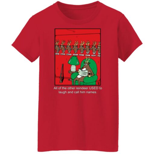 Reindeer Used To Laugh And Call Him Names shirt $19.95