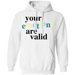 Your emotions are valid shirt $19.95