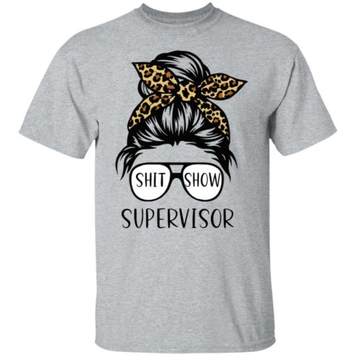 Messy bun shit show supervisor shirt $19.95 redirect12232021231235