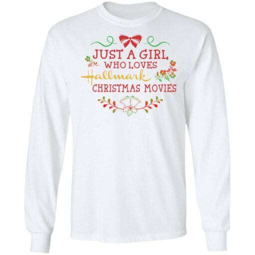 Just a girl who loves hallmark Christmas movies shirt $19.95 redirect12292021201232 1
