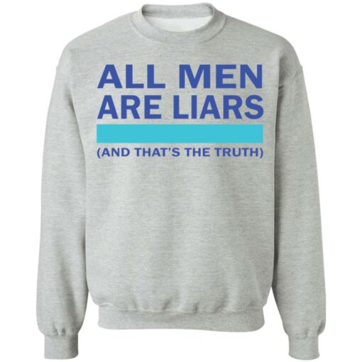 All men are liars and that's the truth shirt $19.95 redirect12292021231222 4