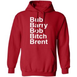 Bub Barry Bob Bitch Brent shirt $19.95