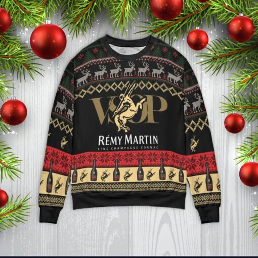 Remy martin vsop Christmas sweater $39.95 remy martin vsop sweater mockup min