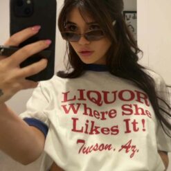 Nessa Barrett Liquor Where She Likes It t-shirt $21.95