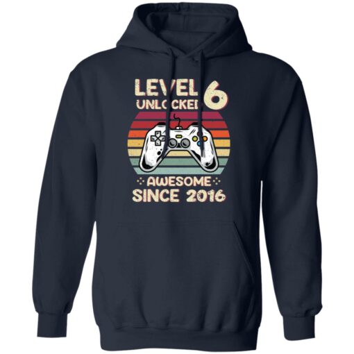 Level 6 unlocked awesome since 2016 shirt $19.95 redirect01052022050146 3