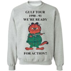 Garfield Gulf tour 1990 1991 we're ready for action shirt $19.95 redirect01052022110116 4
