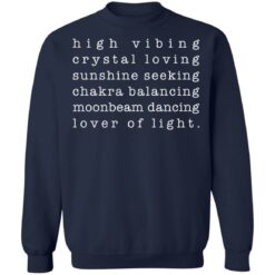 High vibing crystal love sunshine seeking chakra shirt $19.95