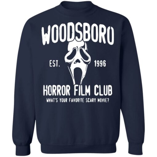 Ghost woodsboro est 1996 Horror film club shirt $19.95