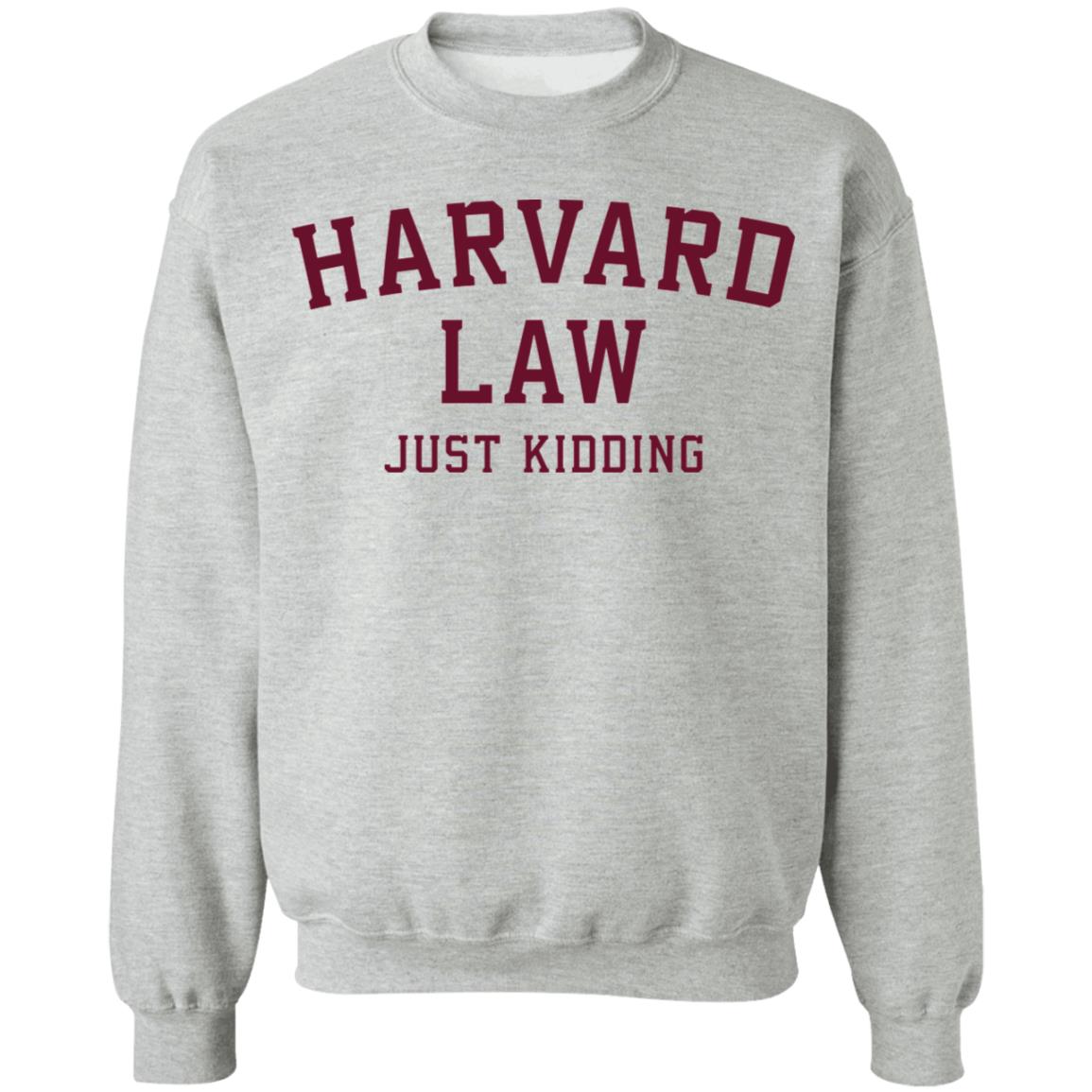 Harvard law hotsell just kidding hoodie