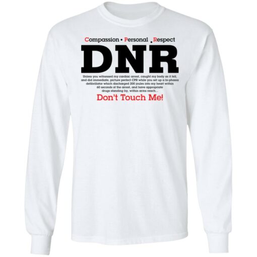 Compassion personal respect drn don't touch me shirt $19.95 redirect01102022040110 1