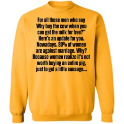 For all those men who say why buy the cow shirt $19.95