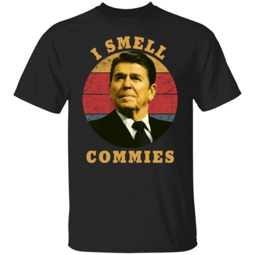 Ronald Reagan i smell commies shirt $19.95