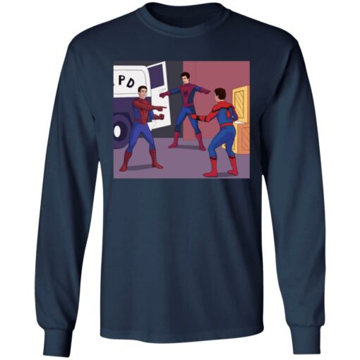 Tobey Andrew and Tom Pointing meme shirt $19.95