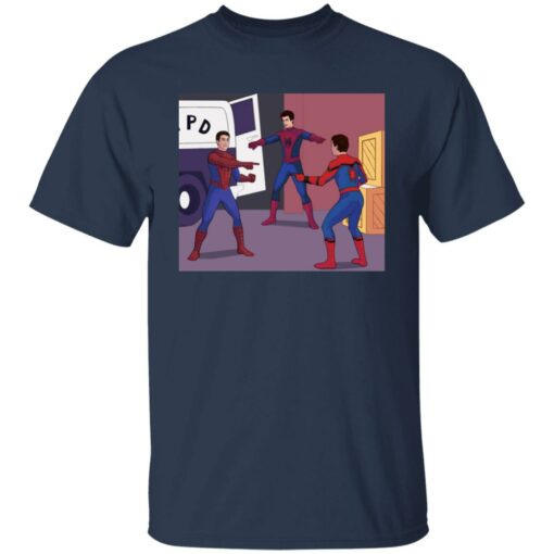 Tobey Andrew and Tom Pointing meme shirt $19.95