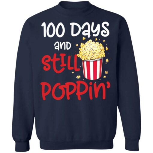 100 days and still poppin popcorn shirt $19.95 redirect01132022020154 5