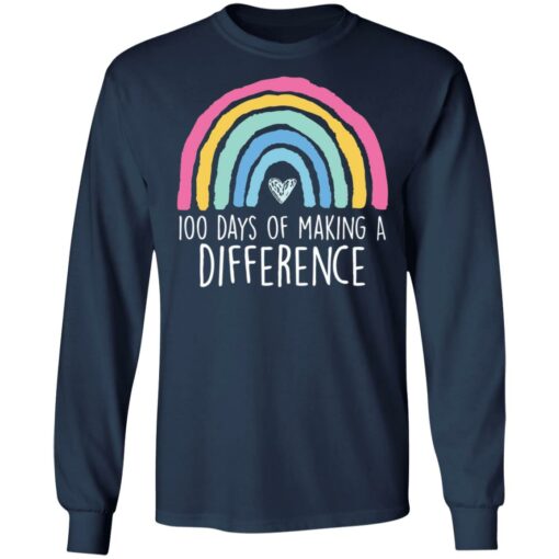 100 days of making a difference shirt $19.95