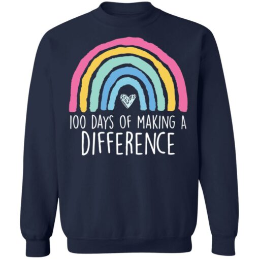 100 days of making a difference shirt $19.95