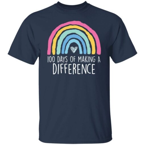 100 days of making a difference shirt $19.95 redirect01152022220100 7