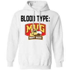 Pit bull blood type mug root beer shirt $19.95