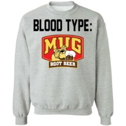 Pit bull blood type mug root beer shirt $19.95