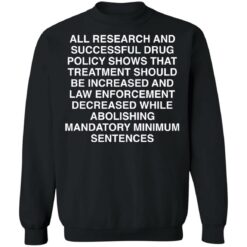 All research and successful drug policy show shirt $19.95 redirect01172022030112