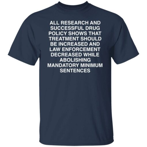 All research and successful drug policy show shirt $19.95 redirect01172022030112 3