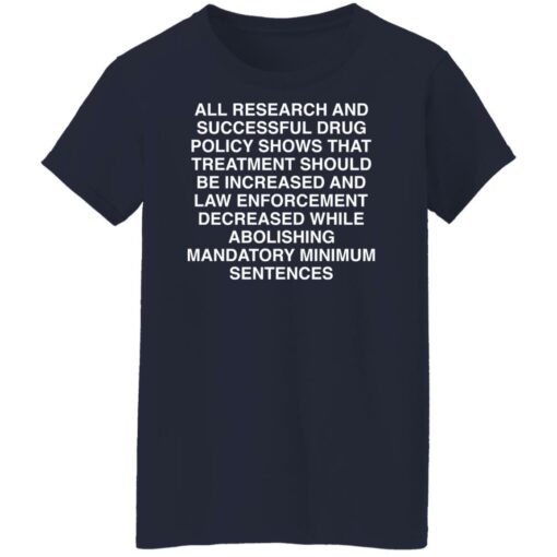 All research and successful drug policy show shirt $19.95 redirect01172022030112 5
