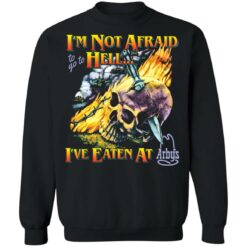 Skull i’m not afraid to go to hell i've eaten at arbys shirt $19.95 redirect01182022230130 1