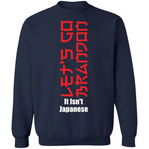 It isn't Japanese shirt $19.95