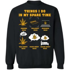 Things i do in my spare time weed shirt $19.95 redirect01192022030142 14