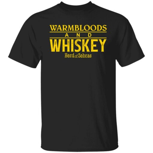 Warmbloods and Whiskey herd of zebras shirt $19.95