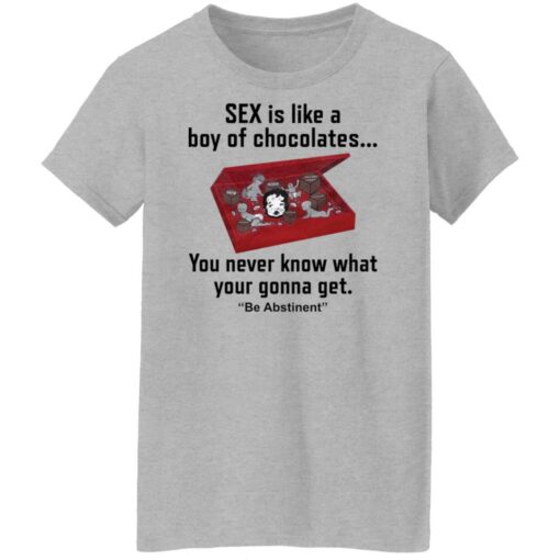 Sex is like a boy of chocolates you never know shirt $19.95 redirect01242022010123 9