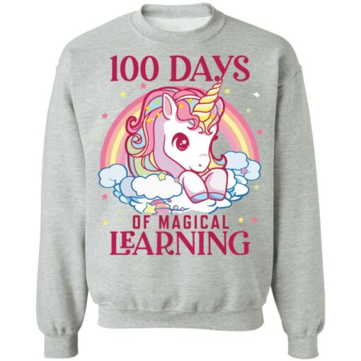 Unicorn 100 day of magical learning shirt $19.95 redirect01272022000122 4